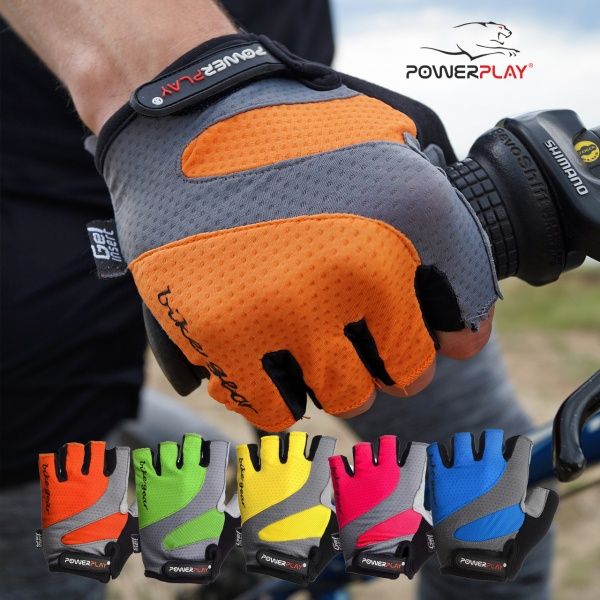 Рукавички PowerPlay 5004D_XL_Yellow р. XL жовтий