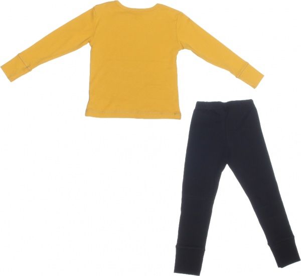 Пижама для мальчиков Фламинго р.104 черный с желтым 257-1005 