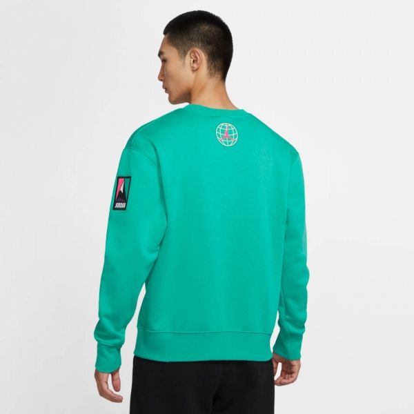 Джемпер Nike M J MOUNTAINSIDE FLC CREW CT3491-370 р. M зелений