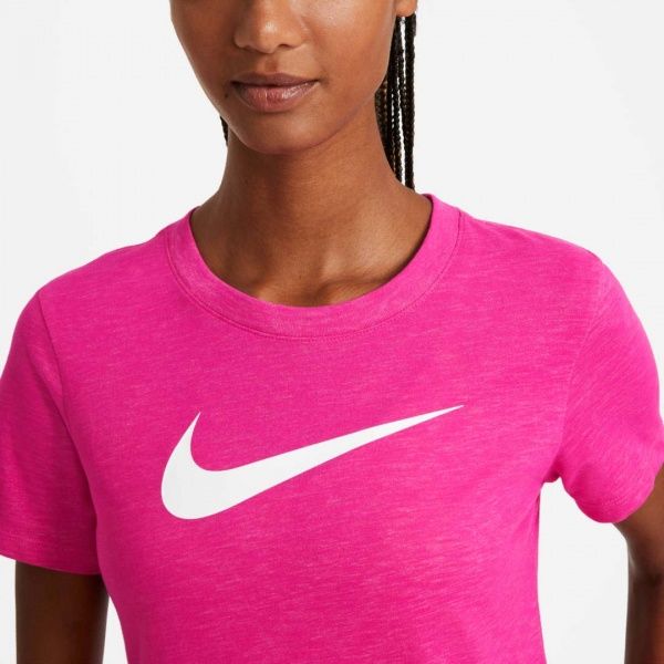 Футболка Nike W NK DRY TEE DFC CREW AQ3212-616 р.L рожевий