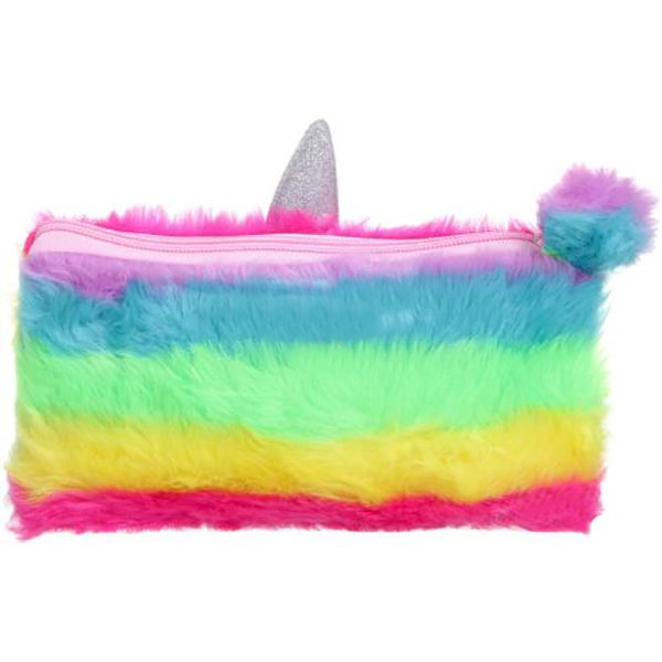 Пенал школьный Единорог пушистый 21.5x17.5 см MF988948-4