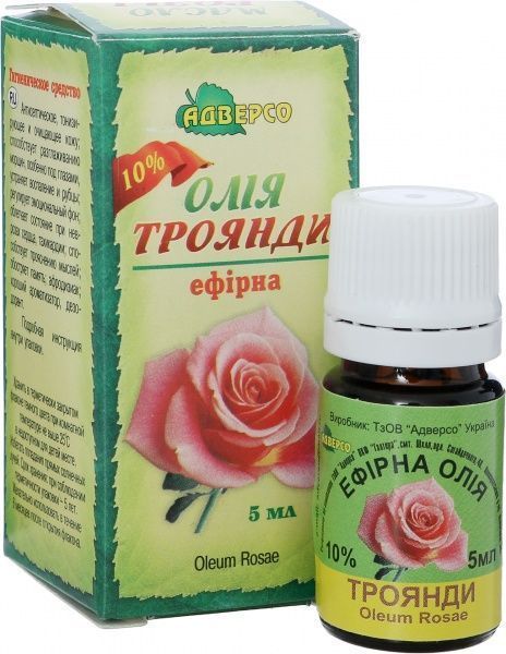 Эфирное масло Адверсо Трояндова 10% 5 мл 
