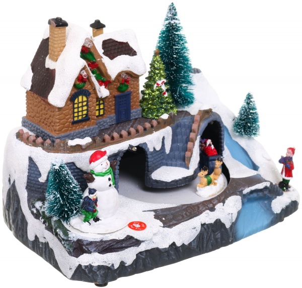 Декорація новорічна з підсвіткою ACJ000320 в асортименті світлодіодна (LED) 17 см 