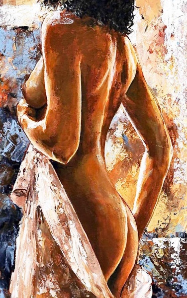 Репродукция Женский стан 50x80 см Арт Фемелі 