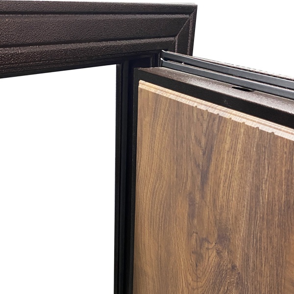 Двері вхідні Двері БЦ Хортиця (Спил Дерева) мідь антик 2050х860 мм праві