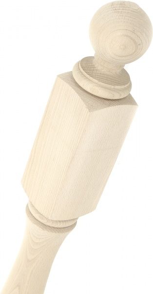 Стовп буковий фрезований Тип-19 75х75х110 мм