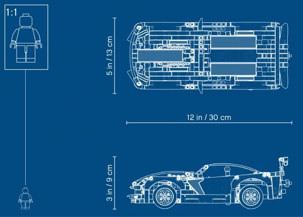 Конструктор LEGO Technic Chevrolet Corvette ZR1 42093