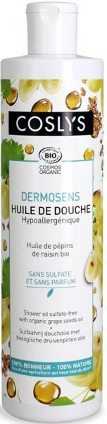 Гель для душу COSLYS гіпоалергенні масло з виноградними кісточками 380 мл
