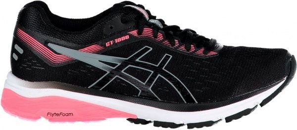 Кроссовки Asics GT-1000 7 1012A030-004 р.7,5 черный с серым