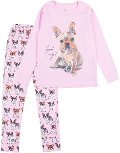 Пижама детская Фламинго Собачки р.146 сиреневый 240-222-13 