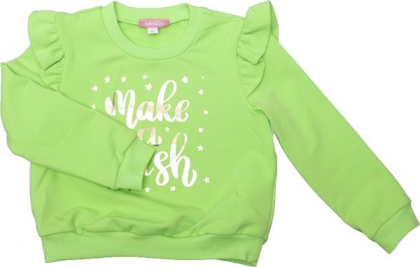 Реглан Sasha р.110 зеленый 4581/2 