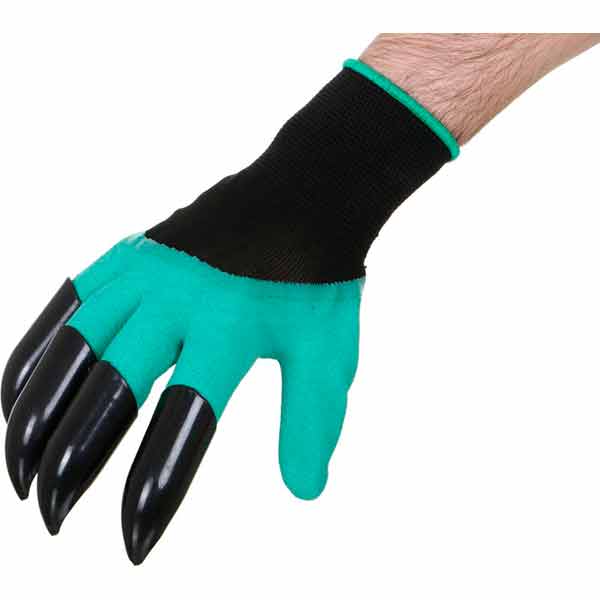 Рукавички з накінцівками з ABS пластику з покриттям латекс XL (10) 30226