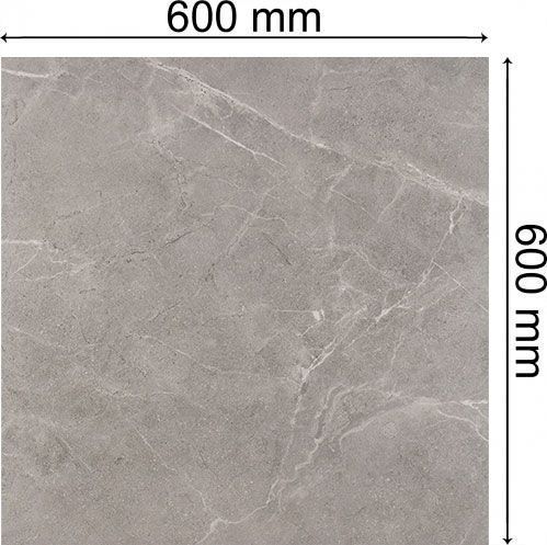 Плитка Ceramika Paradyz Ibis grys gres szkl. Mat. 60x60 