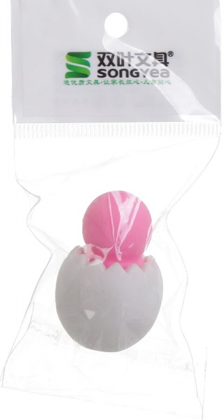 Ластик Цыпленок розовый