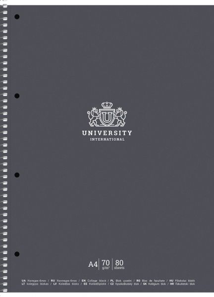 Блокнот А4 80 листов клетка A4-CC-080-6503K Школярик