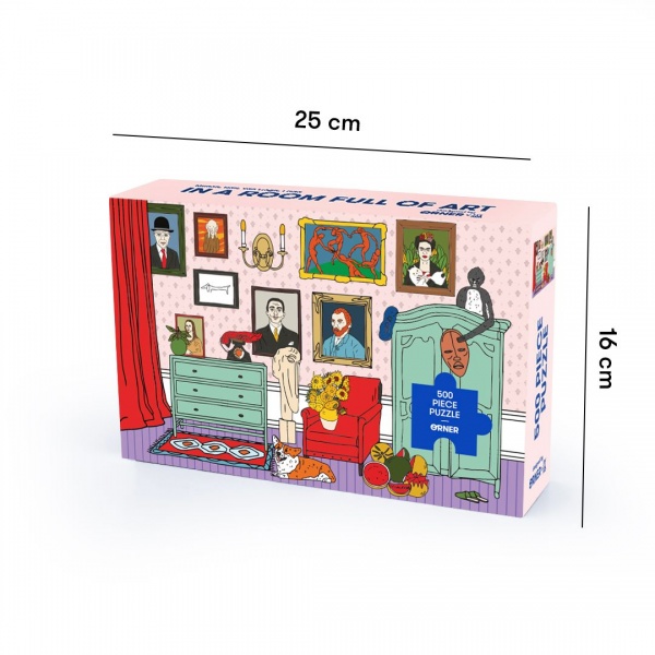 Пазл Кімната художників 500 елементiв orner-1361