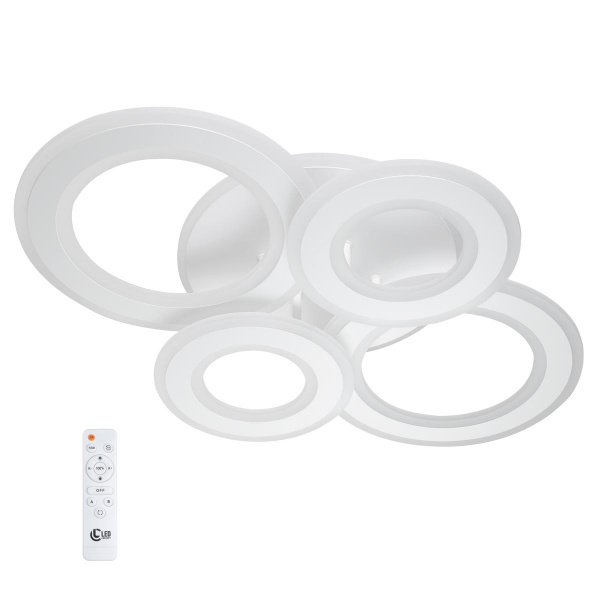 Люстра потолочная LED CONCEPT Dalkey R4 4x120 Вт белый