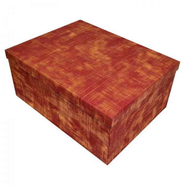 Коробка подарункова бордова текстурна 35х27 см 111081309