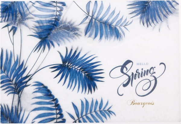 Папка-конверт на кнопке А4+ P0139 в ассортименте Bourgeois 