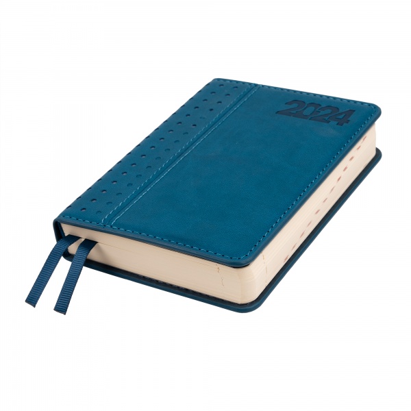 Щоденник датований синій 352 стор. Leo Planner Destiny A6 2024