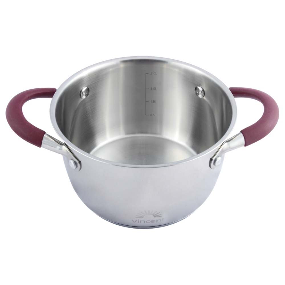 Кастрюля с крышкой Vincent 16 см 1,6 л VC-3187-16