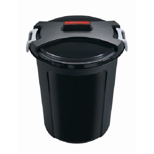 Бак для мусора с крышкой Heidrun 75 л черный 1465