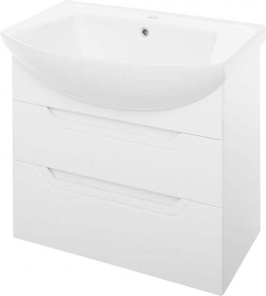 Тумба підвісна Мойдодир Комфорт з умивальником Nova 75