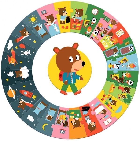 Пазл Djeco день ведмедика DJ07015