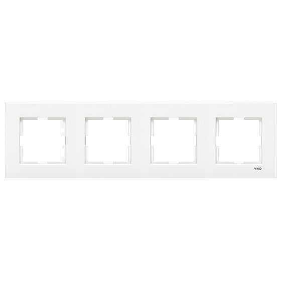 Рамка четырехместная Viko Karre горизонтальная белый 90960203