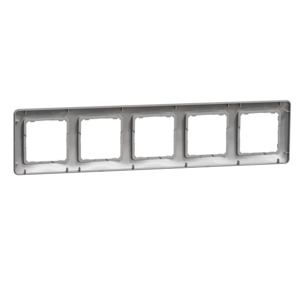 Рамка п'ятимісна Schneider Electric Sedna Design універсальна алюміній SDD313805