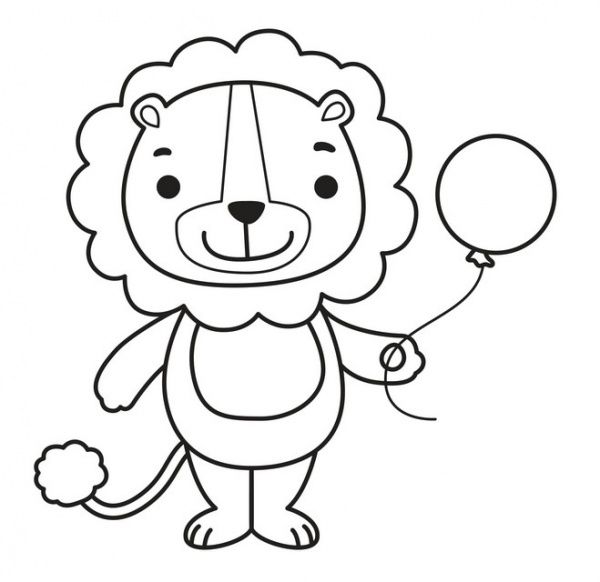 Книга-раскраска Книжковий Хмарочос Лев