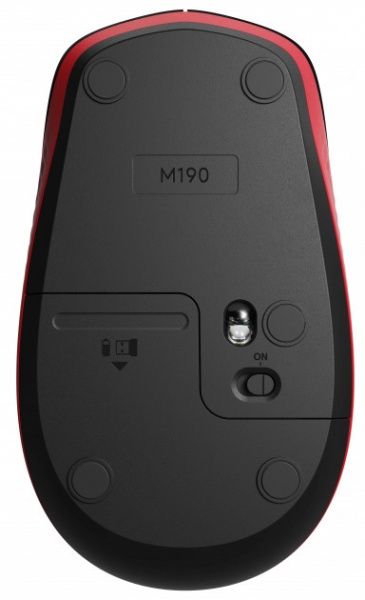 Мишка Logitech M190 Wireless Red 