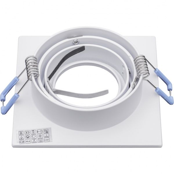 Светильник точечный Hopfen 50 Вт GU5.3 белый ALUM 1702 WH 