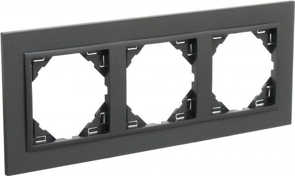 Рамка Efapel Animato Logus графит 90930 TSS