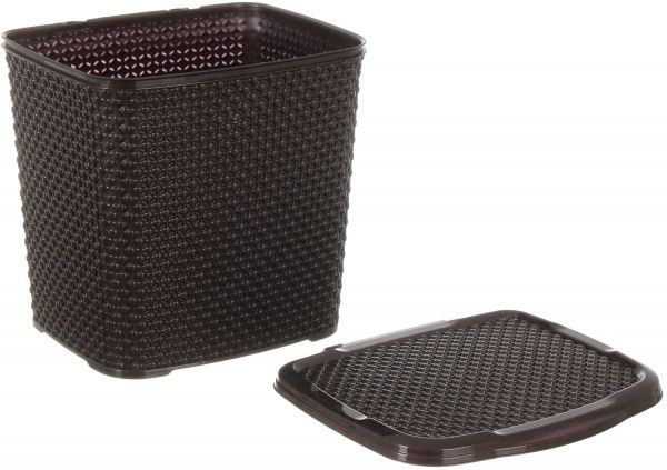 Кошик універсальний пластиковий N010 6.2 л коричневий 235x215x205 мм