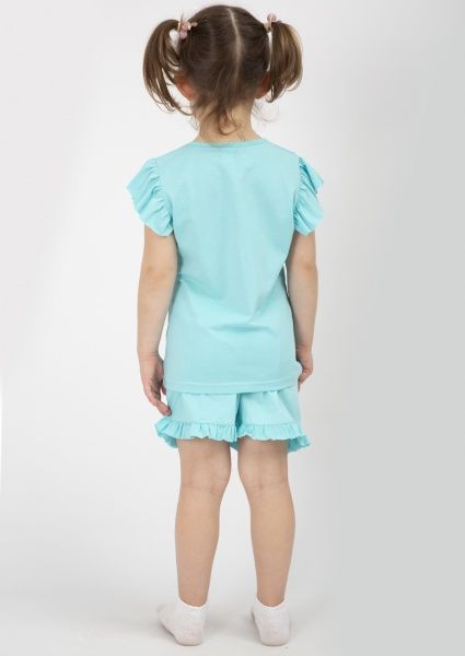 Комплект для дівчаток Roksana р.122-128 бірюзовий №0018/12143 