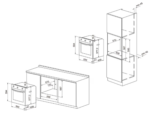 Духова шафа Pyramida FN 77 EP XGBL (73)