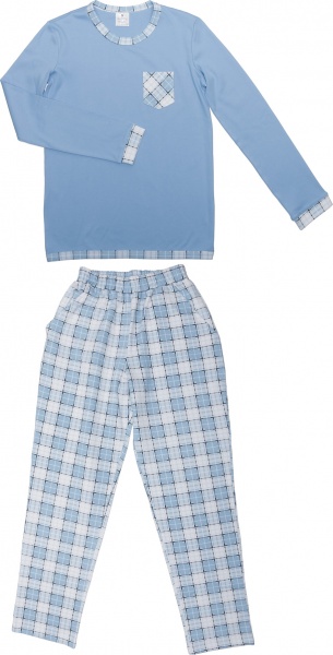 Костюм домашний женский Flis clothes Домашний р. M голубой 