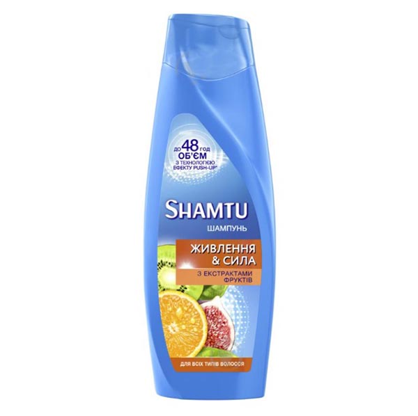 Шампунь Shamtu Живлення та сила з екстрактом фруктів для всіх типів волосся 360 мл