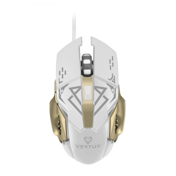 Мышь Vertux Drago USB White (drago.white)