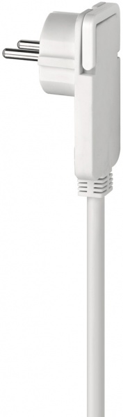 Подовжувач побутовий Brennenstuhl з плоскою вилкою Comfort-Line із заземленням 4 гн. білий 2 м 1153120100 