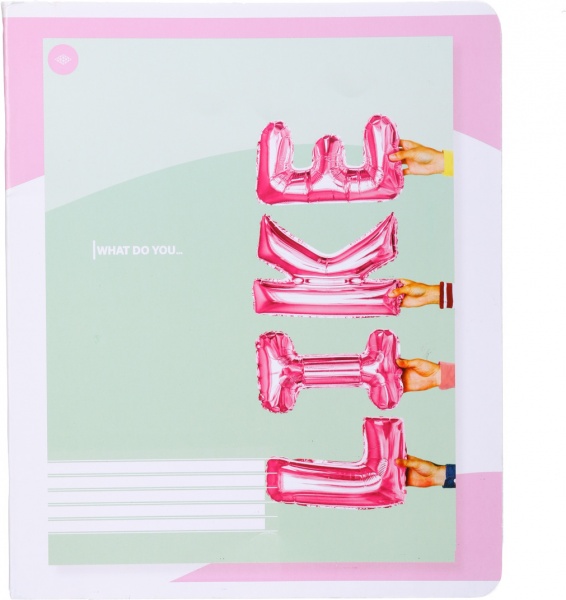 Тетрадь школьная Лайтгрин 96 листов в клеточку