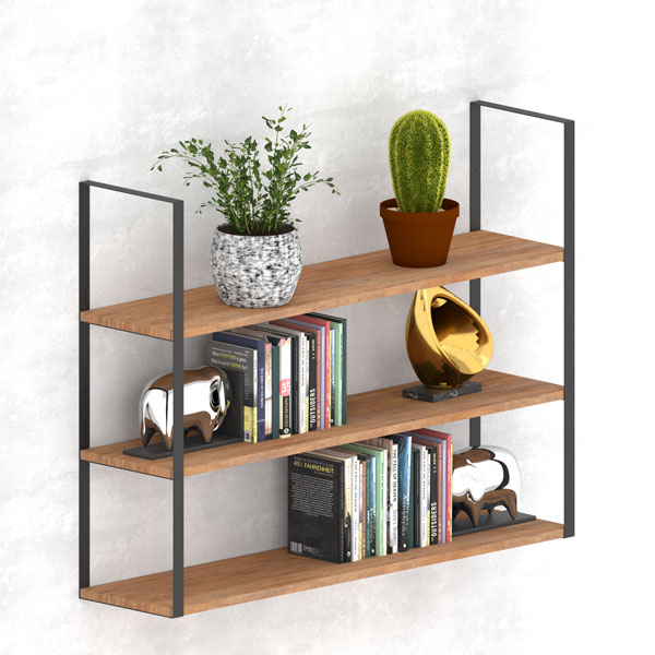 Кронштейн для полок Valore Прямоугольник тройной Loft SB-TR-21