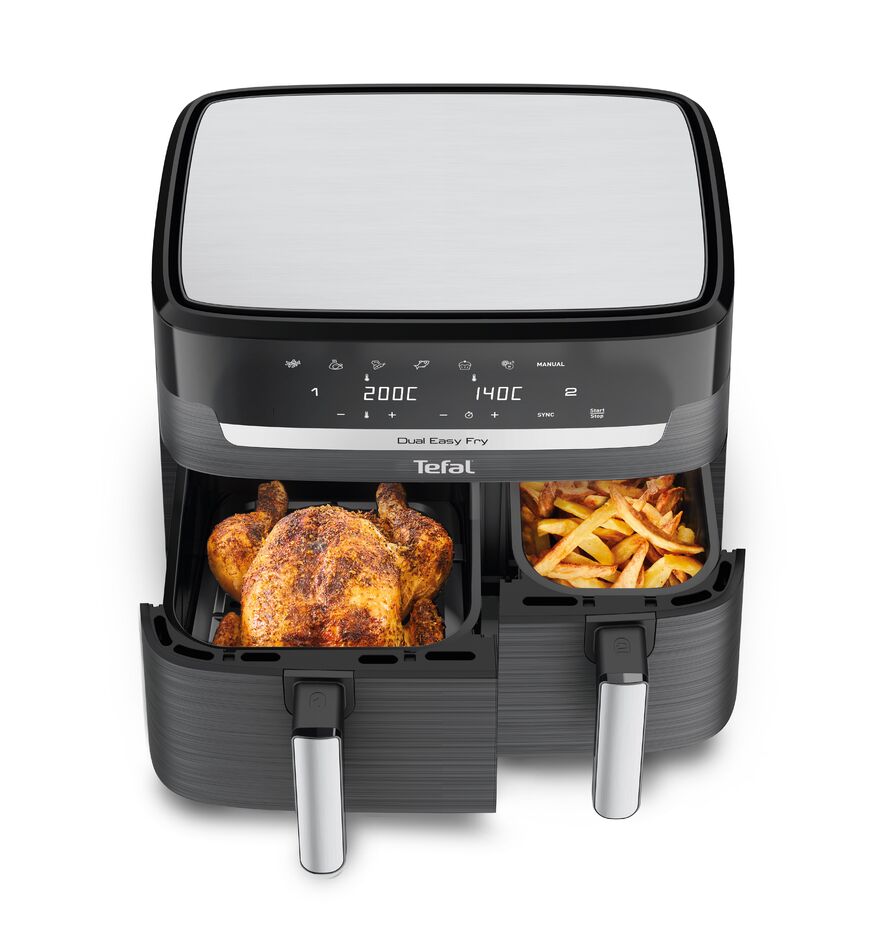 Мультипечь Tefal Dual Easy Fry & Grill Air Fryer EY905B10