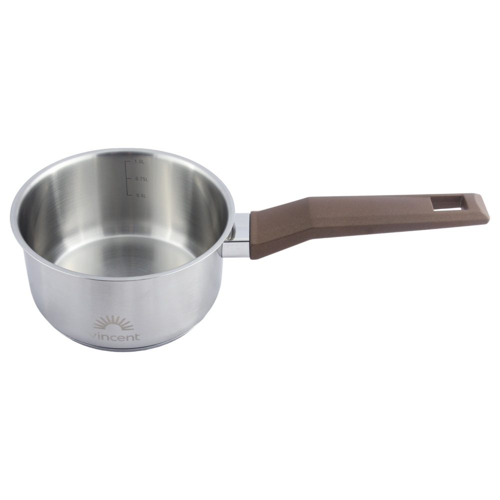 Ківш з кришкою Vincent 14 см 1 л VC-3186-14