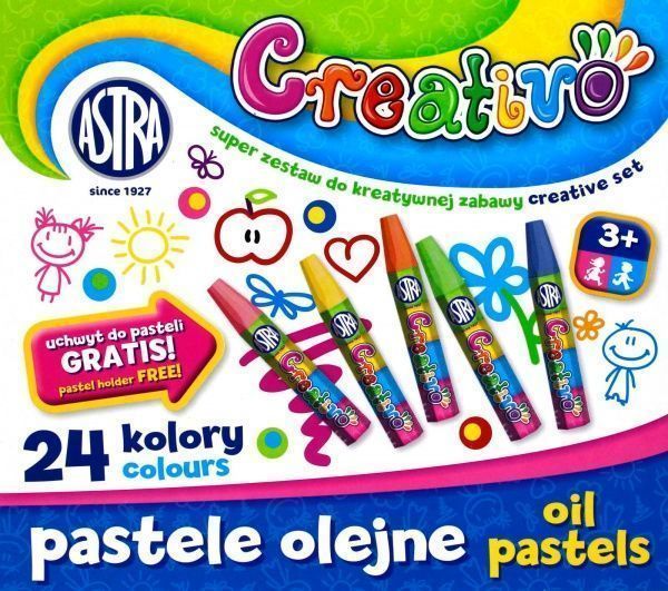 Пастель олійна Creativo 24 кольори Астра