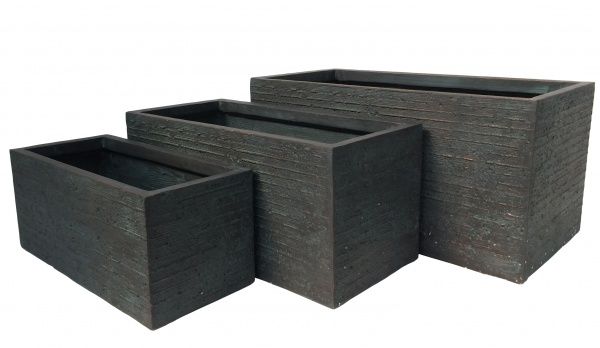 Кашпо Engard GA60-2 Лерум прямоугольный 48 л серый 