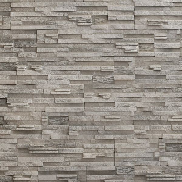 Плитка гипсовая уголок RUSTIKA Верона серая 1 пог.м