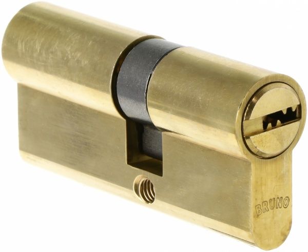Циліндр Bruno 30x40 ключ-ключ 68 мм полірована латунь