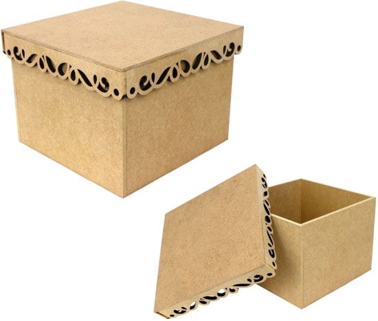 Коробка с фигурной крышкой 2 20х20х15 см Rosa Talent 